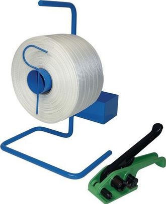 OEM Kit De Cerclage Bande-l.850m Bande-l.16mm Avec Distributeur Portable