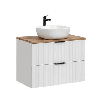 Petits Meubles Mueble lavabo estratificado Blanco