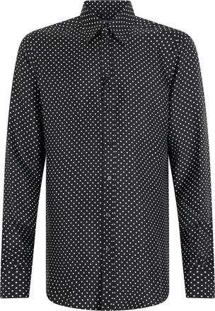 Dolce & Gabbana Black Polka Dot Shirt