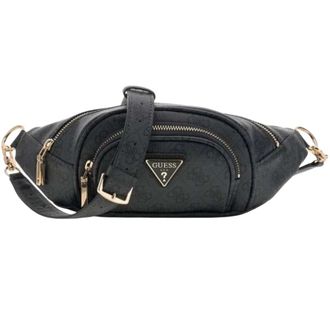 Guess Dames, Tassen, Zwart, Maat: ONE Size Leer