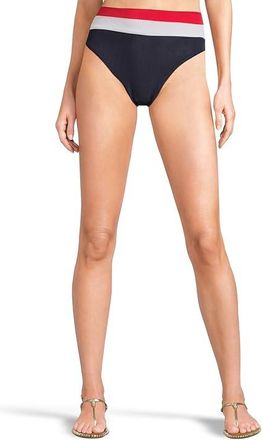 Beach Riot Heidi Bottom Womens Swimwear Americana Color-Block : SM, Polyester/Spandex