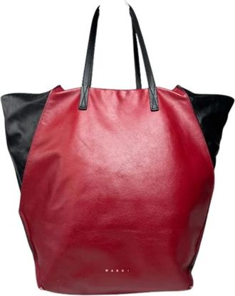 Marni Pre-owned Tote Bag - Dames - Vintage Shopper - Veelkleurig - ONE Size - Leer - Vintage