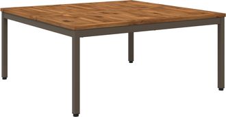 vidaXL Mesa De Centro Natural Y Caf&eacute; 100 X 100,5 X 45 Cm Vidaxl