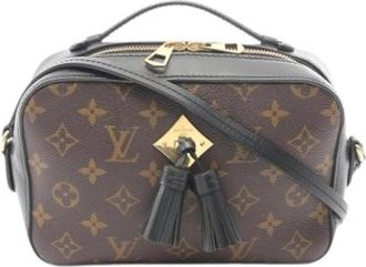 Louis Vuitton Pre-owned Vintage Crossbody Bag - Dames - Vintage Schoudertas - Bruin - ONE Size - Leer - Vintage