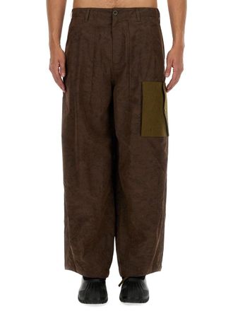 Ten c Collaborative Polyamide Blend Cargo Pants - Green