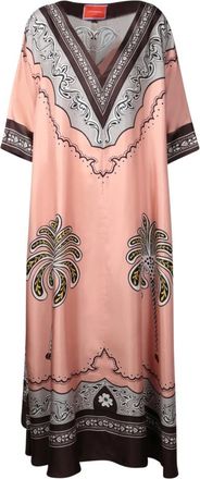 La DoubleJ Muumuu Jurk - Dames - Maxi kleedjes - Veelkleurig - XS - Kleedjes