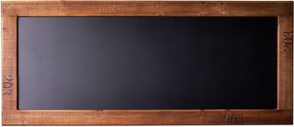 Novità Home irma - tablero de pared de madera 130, negro, marrón