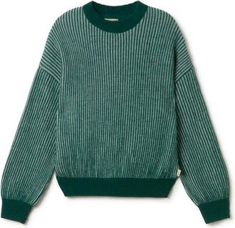 Twothirds Murvagh Wollpullover f&uuml;r Damen | gr&uuml;n/t&uuml;rkis