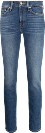 7 For All Mankind mid-rise skinny jeans - women - Polyester/Modal/Cotton/Elastane - 26 - Blue