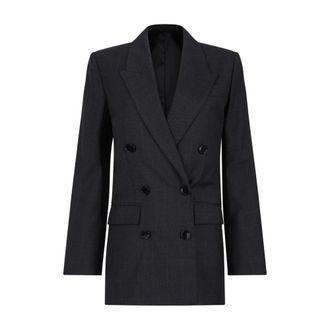 Isabel Marant Jevima Jacket - female - Isabel Marant - Blazers - Gray - 2XS - Jackets