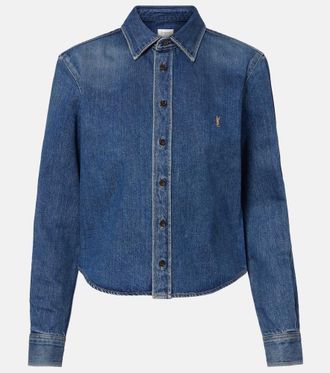 Saint Laurent Camisa de denim
