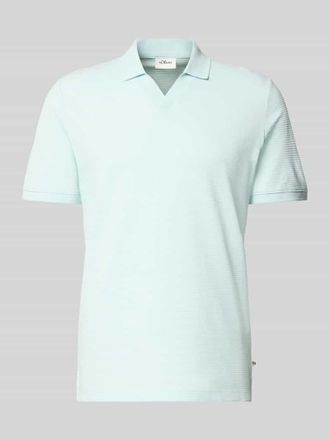 s.Oliver Red Label Regular Fit Poloshirt aus Baumwoll-Mix in Tuerkis, Gr&ouml;&szlig;e XXXL