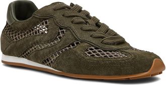 Steve Madden Abbie Womens Shoes Olive Suede Mesh : 7.5 M, Textile