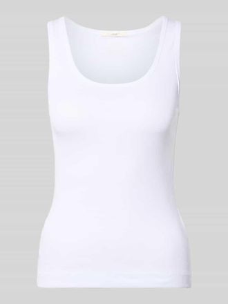 Lanius Lanius Tanktop mit Rundhalsausschnitt in Weiss, Gr&ouml;&szlig;e 36