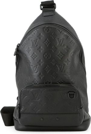 Louis Vuitton Monogram Shadow Black Noir Monogram Shadow Sling Bag (Pre-Owned)
