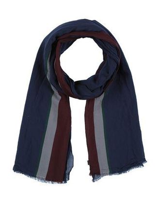 スカーフ BALENCIAGA  Balenciaga Scarves Women Wool Blue/White BALENCIAGA Wool-jacquard scarf | NET-A-PORTER