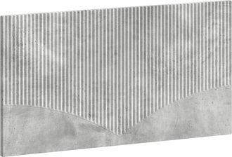 vidaXL Cabecero Montada En La Pared Hoorn Gris Hormig&oacute;n Vidaxl