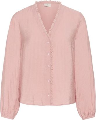 Kaffe Overhemden, Dames, Roze, L, Blouse
