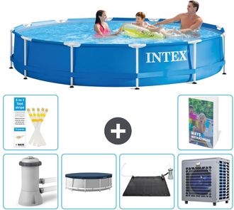 Intex Piscina Con Estructura Redonda - 366x76 Cm - 7-piezas S176