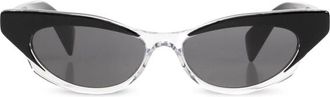 Alexander McQueen Cat-eye Zonnebril - unisex - Zonnebrillen - Zwart - ONE Size - Accessoires