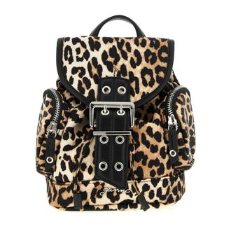 Ganni Mochila Peque&ntilde;a Bucky de Nailon - Bags - Mujer - Marr&oacute;n - ONE SIZE