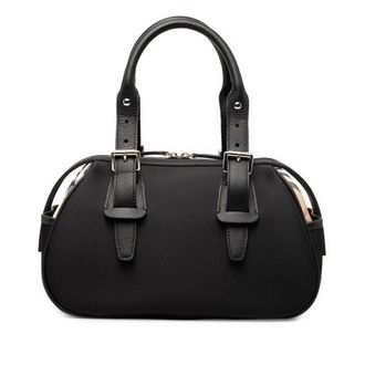 Burberry Pre-owned Burberry Nova Check Trimmed Nylon Handbag Ladies D55U51M86DBR19NJ