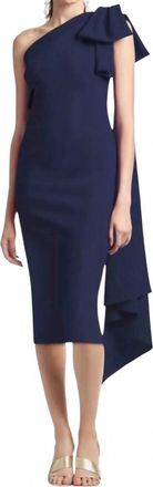 Sachin & Babi Miranda One-Shoulder Dress In Navy
