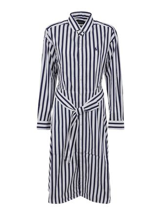 Polo Ralph Lauren Striped chemisier with belt
