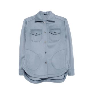 Kiton Chaqueta de cachemir - Jackets - Mujer - Azul - S
