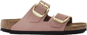 Birkenstock Arizona Big Buckle Nubuck Leren Sandalen - Dames - Sandalen - Roze - 36 EU - Leer - Schoenen