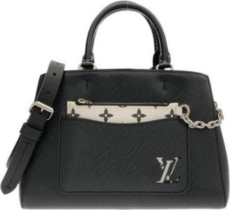 Louis Vuitton Vintage, unisex, Zwart, ONE Size, Leer, Pre-owned Handbag Pouch