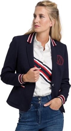 Marc Aurel Premium Blazer Jas 3680 7011 - Dames - Blazers - Blauw - M - Jassen