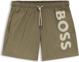 BOSS Quick-drying swim shorts with printed logo