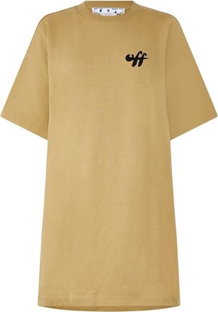 Off-white Womens Off White Off Zebra Tee in Black - Beige - Size X-Small