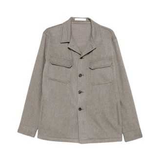 Tagliatore G-Calvin Shirt Jacket - - Jackets - Uomo - Grigio - 2XL