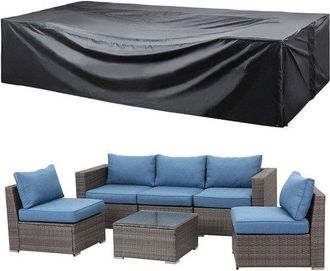 OEM Funda Impermeable Para Silla, 150 X 90 X 71 Cm, Tejido Oxford 210d, Impermeable, Resistente Rayos Uv, Resistente Polvo, Duradera, 1 Unidad Negra