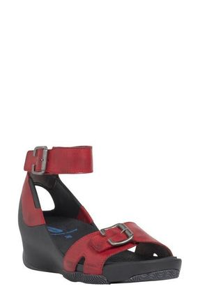 Wolky Eraza Ankle Strap Sandal in Red at Nordstrom, Size 11Us