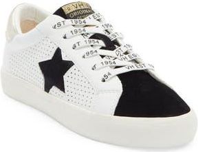 Vintage Havana Gadol Perforated Leather Sneaker in Black/White Multi at Nordstrom Rack, Size 5.5
