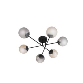 Lindby L&aacute;mpara De Techo isamer En Negro Metal - Lindby