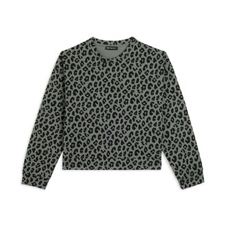Freddy Felpa donna leopardata girocollo