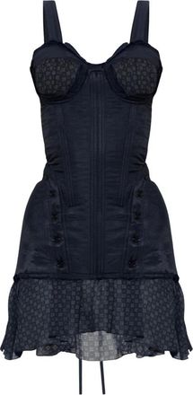 Charlotte Knowles Sable Jurk - Dames - Korte kleedjes - Blauw - XS - Kleedjes