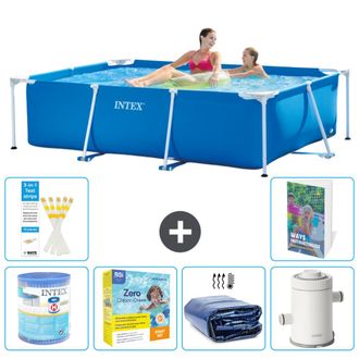 Intex Piscina Con Estructura Rectangular - 220x150x60 Cm - 7-piezas S65