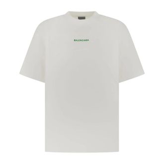 Balenciaga Camiseta de corte medio con espalda - Tops - Hombre - Blanco - XL