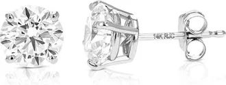 Vir Jewels 2 cttw Lab Grown Diamond Stud Earrings 14K Gold VS1 Clarity H-I Color Round