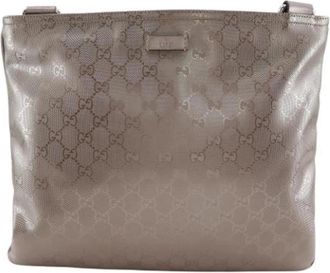 Gucci Pre-owned Vintage Schoudertas - Dames - Vintage Schoudertas - Bruin - ONE Size - Vintage