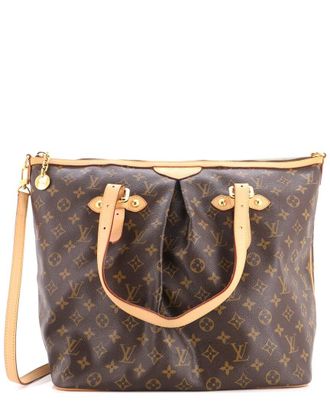 Louis Vuitton Brown Monogram Canvas Palermo Gm (Authentic Pre-Loved)