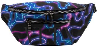 Valentino Pre-owned Valentino Nylon VLTN Neon Camouflage Print Belt Bag Ladies 20PEAC5933RBF5NG