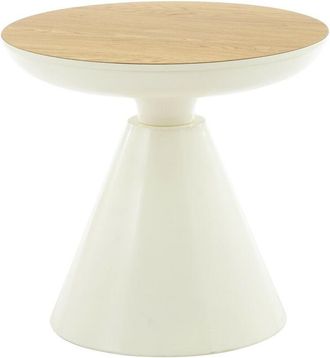 OEM Mesa De Centro De Metal Color Crema Boston