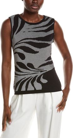 Anne Klein Floral Sweater Tank