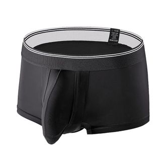 Generic Scrotal Support Underwear Men Just Wears Underwear Mens Elephant Trunk Pants Men Lace Up Jockstrap Men Soft Loose Shorts Men Mens With Fly Opening Cas